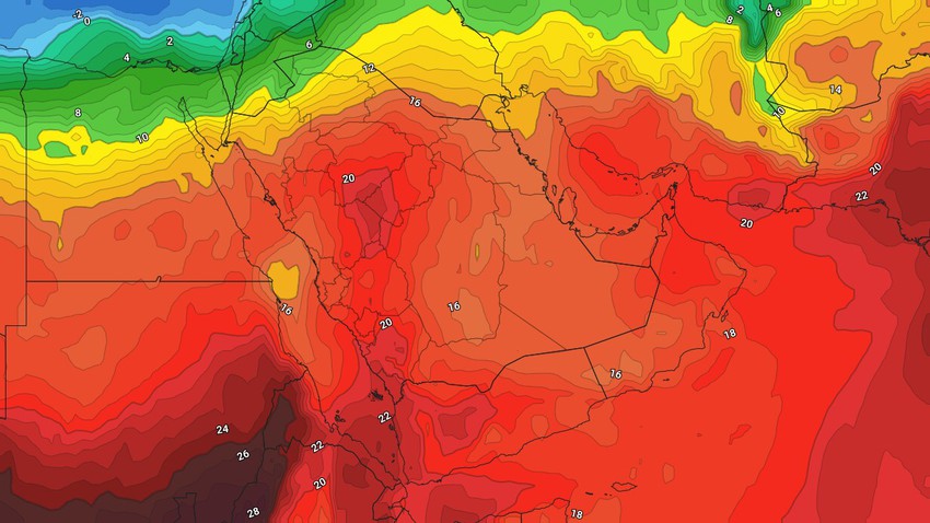 الكويت - نهاية الأسبوع | ارتفاع مُتزايد على درجات الحرارة وعودتها الى مستوياتها العشرينية 