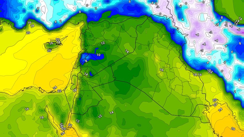 Iraq | A drop in night temperatures and ice expected on the northern peaks