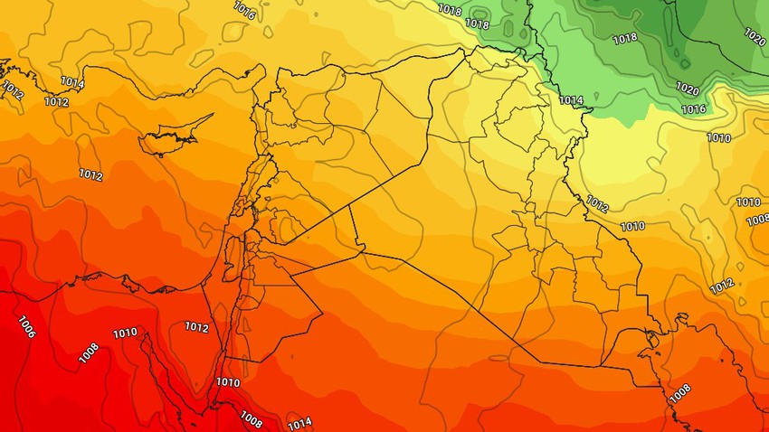 العراق - نهاية الأسبوع | ارتفاع تدريجي على درجات الحرارة خاصة في الأجزاء الشمالية والغربية   