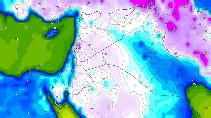 العراق | ليالي شديدة البرودة ودرجات الحرارة تحت الصفر المئوي في هذه المناطق  