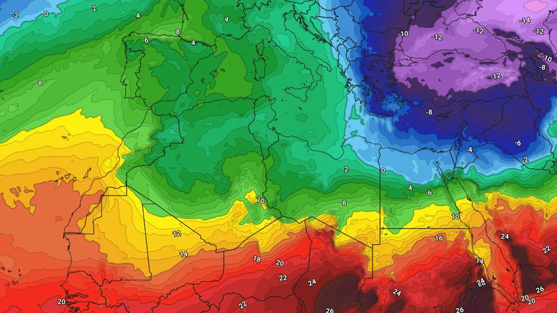 تتأثر مصر بامتداد كتلة هوائية شديدة البرودة ذات أصول قطبية الأيام القادمة ووصول الرياح القطبية إلى وسط الصعيد | عرب تايم تتأثر مصر بامتداد كتلة هوائية شديدة البرودة ذات أصول قطبية الأيام القادمة ووصول الرياح القطبية إلى وسط الصعيد | عرب تايم