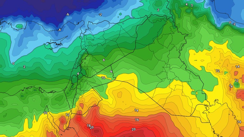 الأردن | امتداد منخفض جوي يوم الجمعة وارتفاع على درجات الحرارة السبت مع انتشار السُحب على ارتفاعات مختلفة 