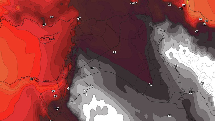 الأردن | ارتفاع ملموس على درجات الحرارة وعودة للأجواء الحارة الخميس والجمعة  