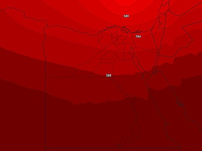 Egypt: Will the first autumn rains fall on the country? A gentle air mass is rushing towards the eastern Mediterranean at the end of the week.