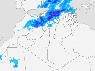 Maghreb : De fortes perturbations météorologiques entraînent de fortes pluies et des orages de grêle dans plusieurs régions à cette date.