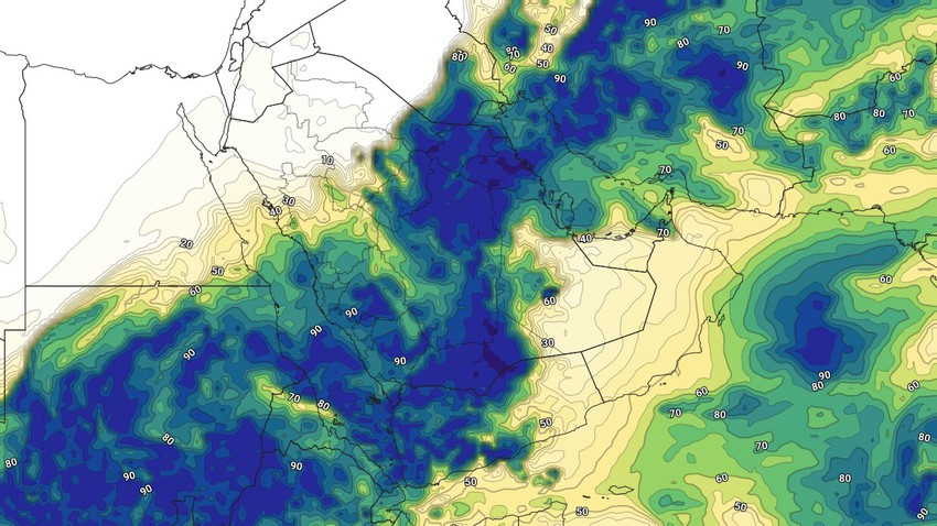 Arab weather: the rainy situation continues in Yemen and indications of its intensification in the first week of August