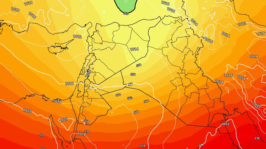 Iraq | Indications of a state of atmospheric instability from Thursday evening