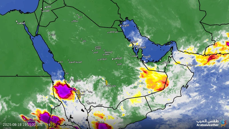 سحابة رعدية ضخمة تغطي 3 دول عربية مرفقة بالأمطار الغزيرة والبرد | عرب تايم سحابة رعدية ضخمة تغطي 3 دول عربية مرفقة بالأمطار الغزيرة والبرد | عرب تايم