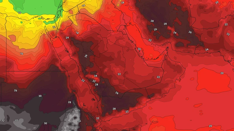 Kuwait Climate Graph Map Kuwait | A gradual rise in temperatures and hot weather, coinciding ...