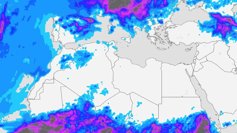 منخفض جوي غرب المتوسط يتحرك شرقًا وتطال تأثيراته 3 دول عربية الأيام القادمة | عرب تايم منخفض جوي غرب المتوسط يتحرك شرقًا وتطال تأثيراته 3 دول عربية الأيام القادمة | عرب تايم