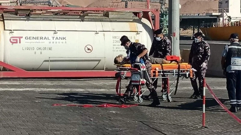 Le nombre de morts s'alourdit dans une fuite de gaz toxique à Aqaba Le nombre de morts s'alourdit dans une fuite de gaz toxique à Aqaba