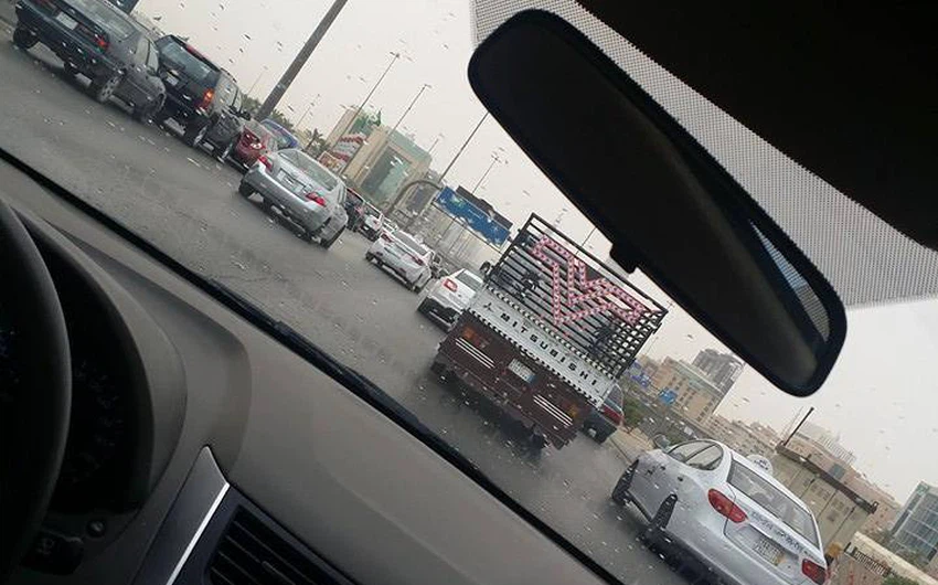 قطرات أمطار محدودة - عبر صفحة طقس السعودية على موقع الفيسبوك