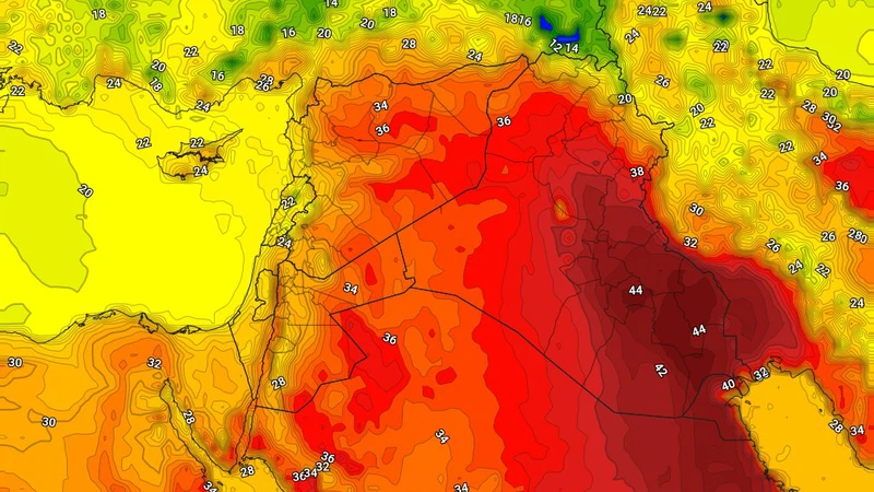 ملامح الصيف تظهر على الأجواء.. اشتداد ملحوظ على وطأة الحر في العراق الأيام القادمة | عرب تايم ملامح الصيف تظهر على الأجواء.. اشتداد ملحوظ على وطأة الحر في العراق الأيام القادمة | عرب تايم