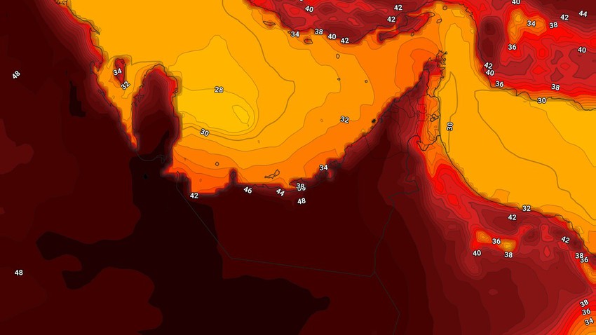 The heat is intensifying in Qatar and the Emirates, and the temperature is touching 50 degrees Celsius in some areas