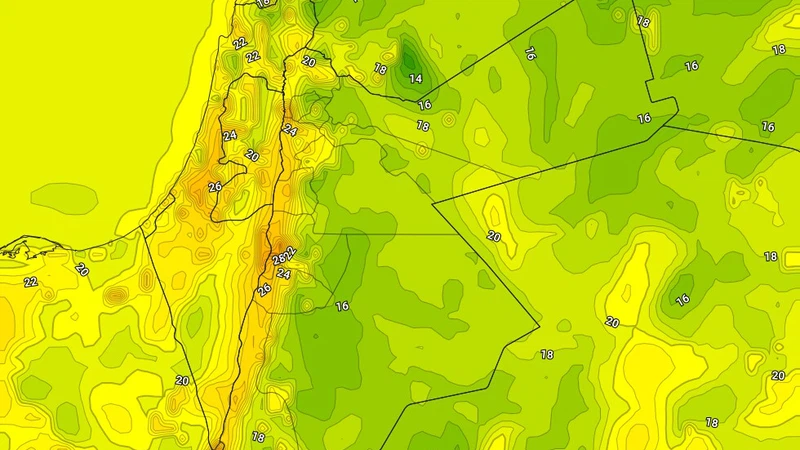 الأردن: تراجع ملحوظ على برودة الأجواء ليلاً فيما تبقى من الأسبوع وأجواء مناسبة للإفطار خارج المنزل | عرب تايم الأردن: تراجع ملحوظ على برودة الأجواء ليلاً فيما تبقى من الأسبوع وأجواء مناسبة للإفطار خارج المنزل | عرب تايم