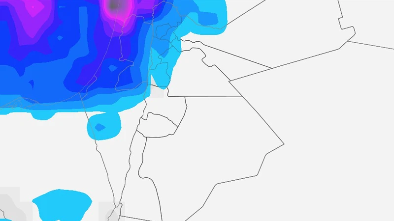 Weather In Gaza Gaza | A relatively cold air mass and an extension of a low air ...