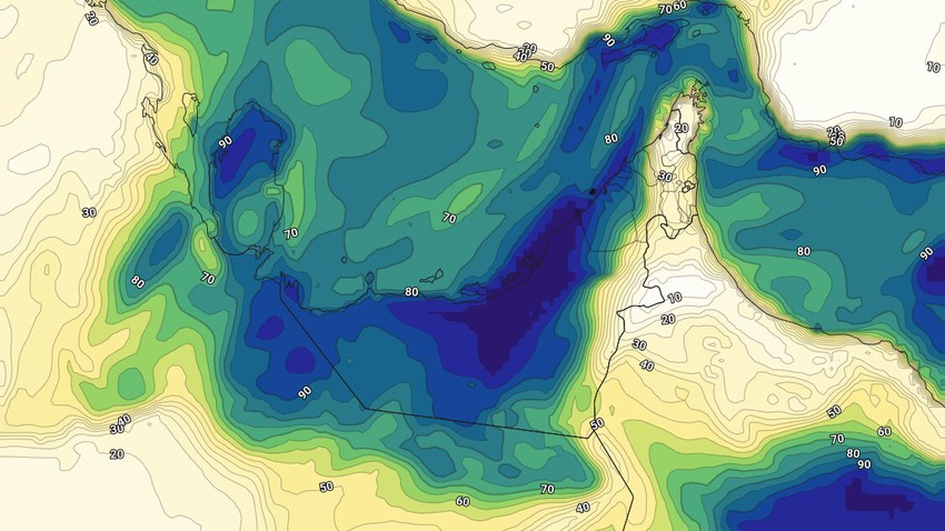 الإمارات | تنبيه من استمرار فرص تشكل الضباب الكثيف على المناطق الداخلية والساحلية خلال الأسبوع الحالي     