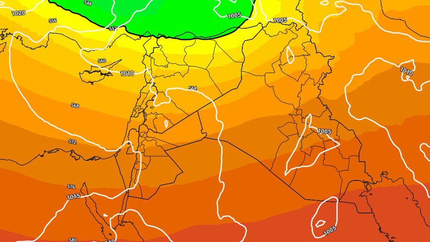 الأردن | المزيد من التقلبات الجوية والحرارية بإنتظار المملكة خلال الأيام القادمة 