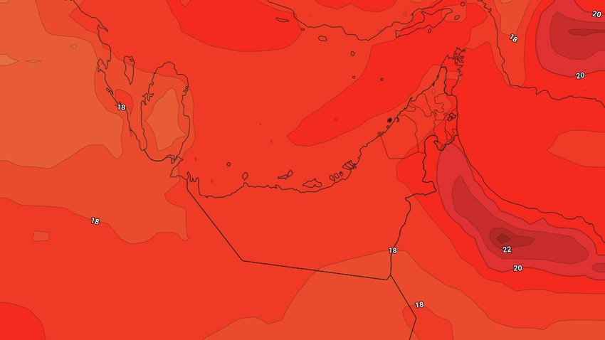 قطر والبحرين | تَزايد تأثير المُرتفع الجوي العلوي ومؤشرات على تراجع حدة الحر عطلة نهاية الأسبوع