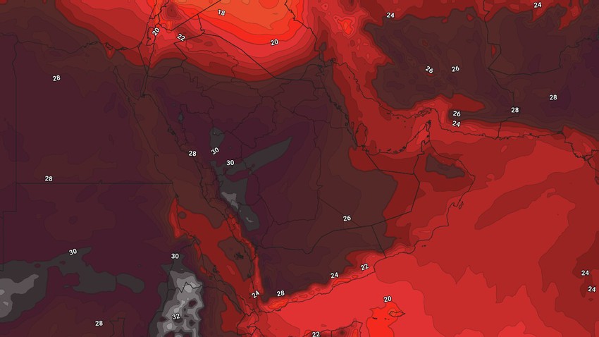 النشرة الأسبوعية للكويت | اشتداد وطأة الحر ومؤشرات على تسجيل درجات حرارة حول ال40 مئوية لاول مرة هذا العام بعد مُنتصف الأسبوع  