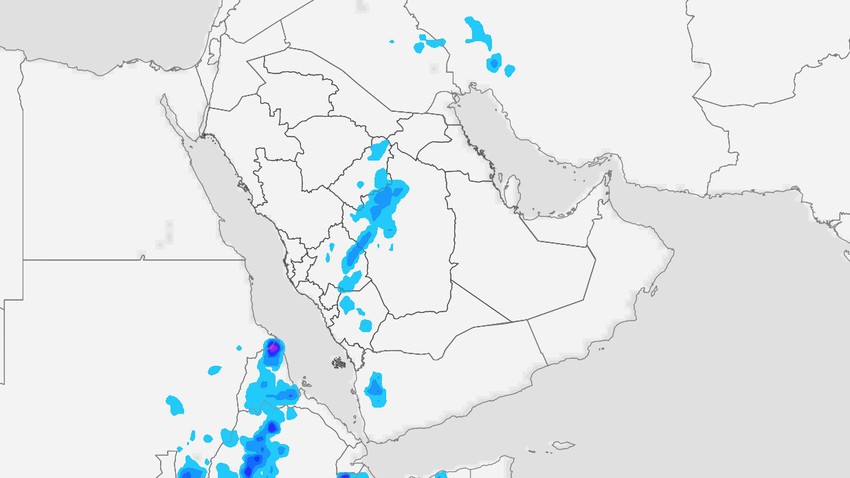 الخليج العربي | طقس حار الأيام القادمة وفرصة للامطار الرعدية فوق بعض المناطق بعد مُنتصف الأسبوع  