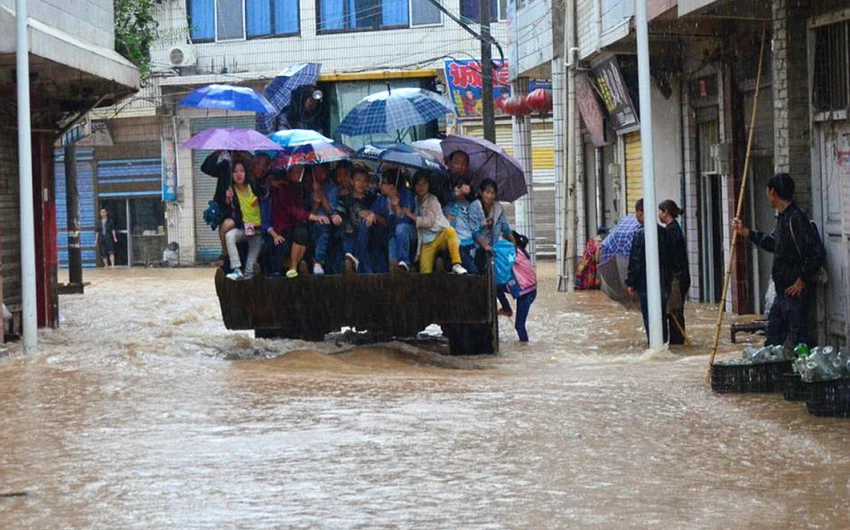 الفيضانات في الصين أتلفت 4.6 مليون هكتار من المحاصيل