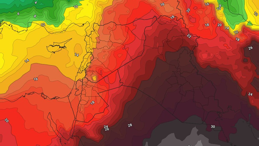 Bulletin hebdomadaire Irak | Temps semi-estival et fortes vagues de poussière attendues en début de semaine