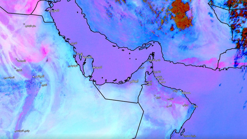 الكويت - تحديث الساعة 2:30 بعد الظهر | الغُبار يبدأ بعبور الدولة وعاصفة رملية مُحتملة الليلة