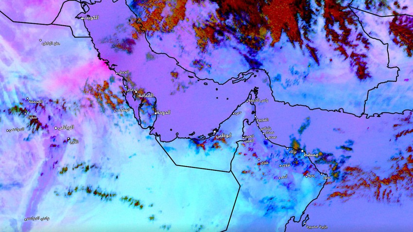 الكويت | مُراقبة تأثير موجة غُبارية على الدولة خلال ساعات المساء والليل