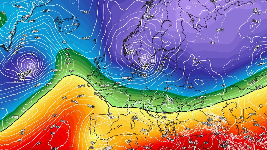 The polar air makes its final peace on the Levant and a radical change is expected on the air systems at the end of the month