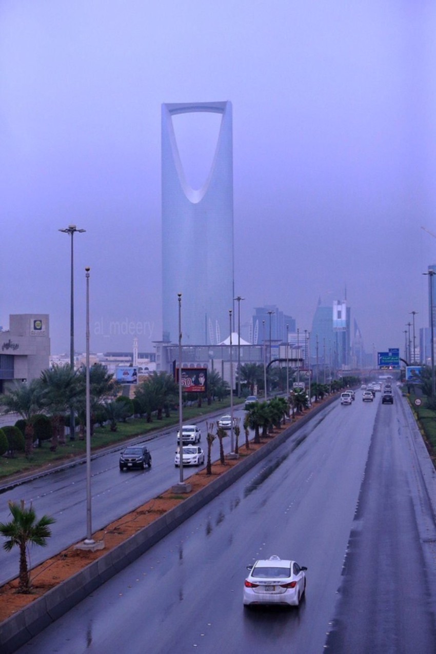 Saudi Arabia The effects of the cold air front continue on Riyadh on
