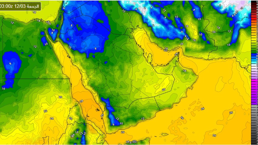 Saudi Arabia | The coldest since the beginning of the season.. a cold air mass that strongly affects the north of the Kingdom and Hail as of Wednesday..Details