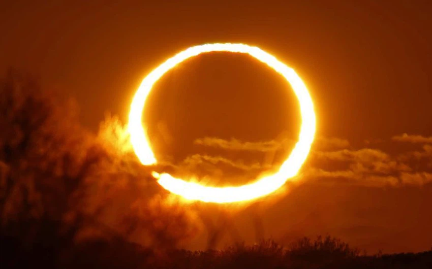What Arab capitals will you be able to see the annular or partial eclipse on December 26?