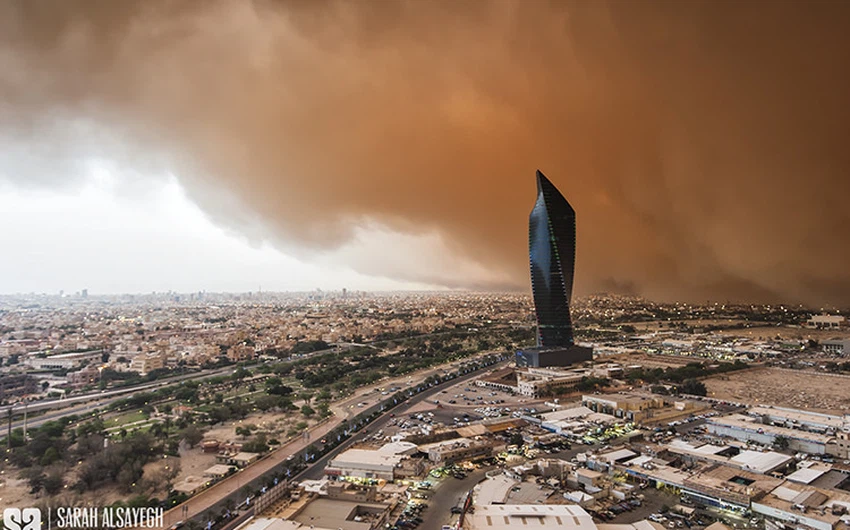 غبار الكويت - تصوير سارة الصايغ
