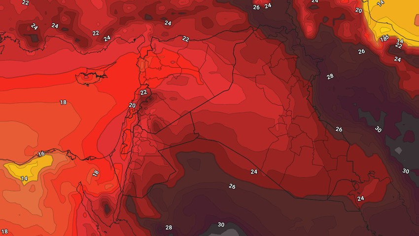 العراق : بعد طول إنتظار .. انخفاض ملموس مُتوقع على درجات الحرارة نهاية الأسبوع الحالي