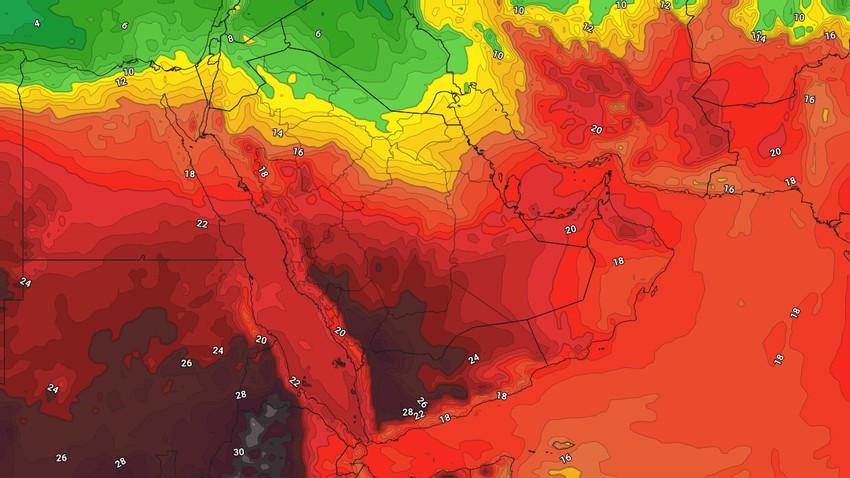 سلطنة عُمان : ارتفاع على درجات الحرارة ونشاط في سرعة الرياح في بعض المناطق الأيام القادمة