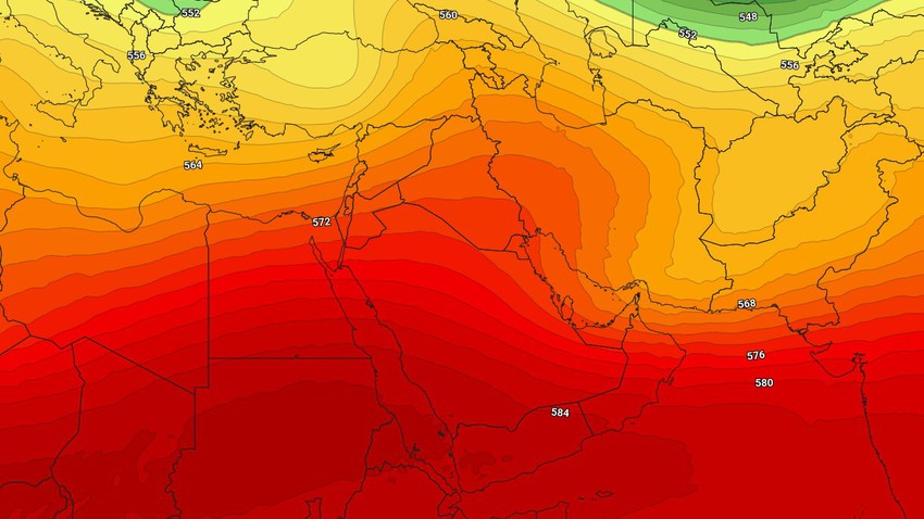 سلطنة عُمان : مؤشرات اقتراب اخدود منخفض جوي من أجواء السلطنة الأسبوع المُقبل قد يحمل في طياته بعض الأمطار