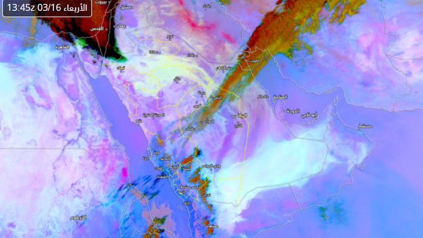 تحديث 5:30 مساءً : موجات غُبارية في أجزاء من الشرقية وجنوب منطقة الرياض إدارياً .. وهذه التوقعات للساعات القادمة