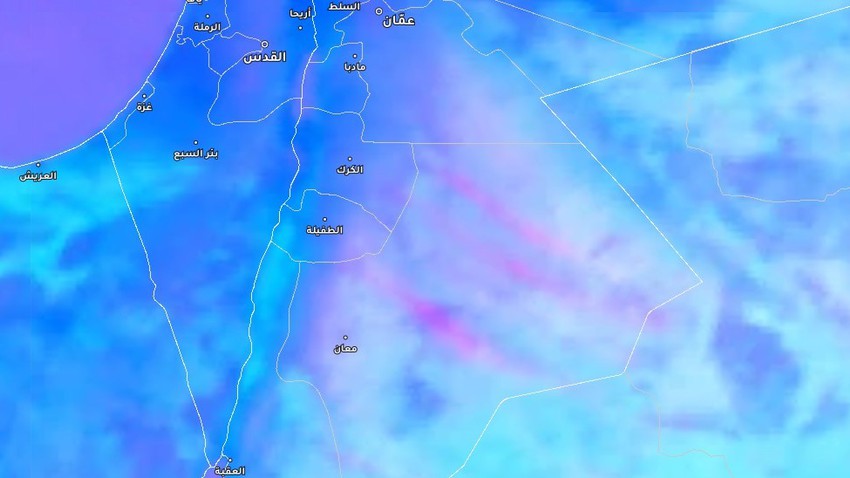 الأردن - تحديث 2:40م : موجات غُبارية في أجزاء من البادية الجنوبية مترافقة بتدني في مدى الرؤية الأفقية