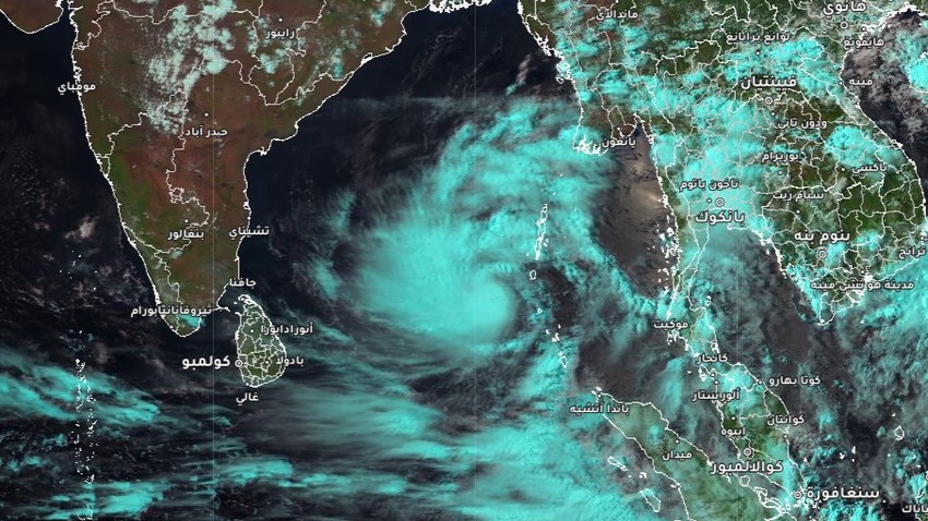 توقعات بتسجيل أول عاصفة مدارية في الموسم الأول للحالات المدارية في شمال المحيط الهندي و "أساني" التسمية المُقترحة