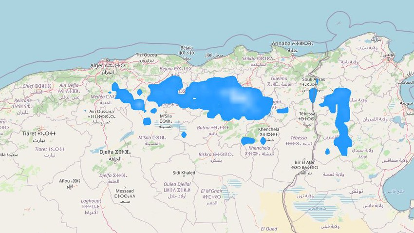 Algérie : Les Etats concernés par la pluie ce mardi 17-05-2022