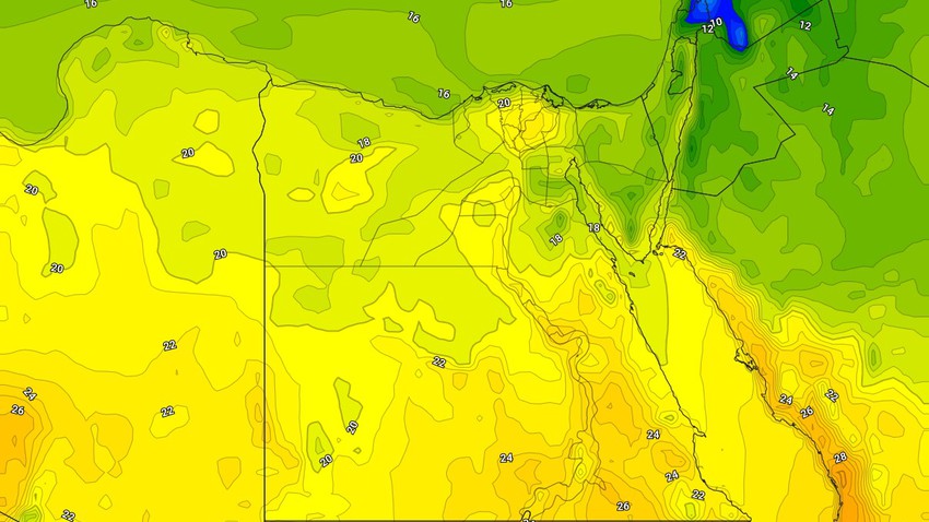 طقس مصر : المزيد من الارتفاع على درجات الحرارة الأيام القادمة 