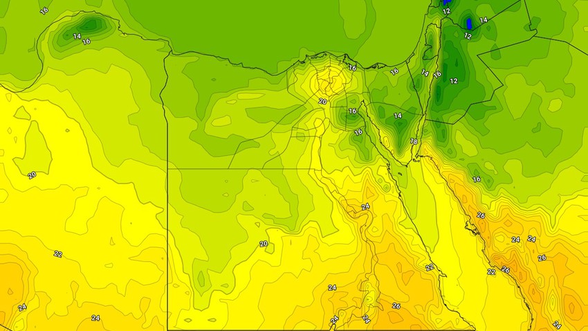 طقس مصر : أخر تطورات الحالة الجوية المُرتقبة في البلاد خلال الأيام القادمة 