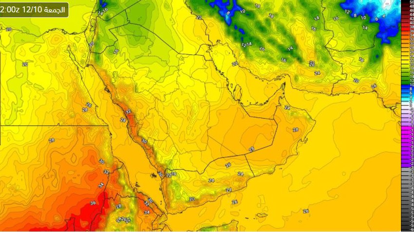 Stability is the most prominent feature.. Learn about the expected weather phenomena in the Arab Gulf states during the weekend