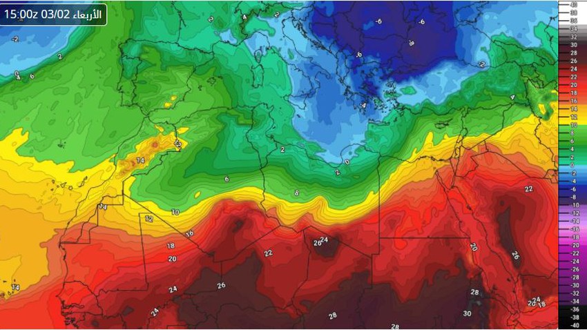 طقس مصر : كُتلة هوائية دافئة تؤثر على كافة الأنحاء يوم الأربعاء 02-03-2022