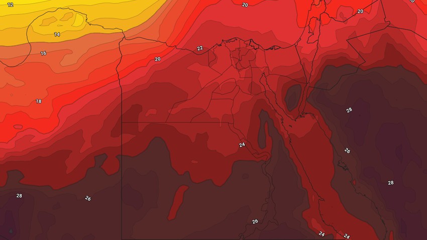 مصر | ارتفاع تدريجي مُرتقب على درجات الحرارة الأيام القادمة ويبلغ ذروته بداية شهر رمضان الفضيل