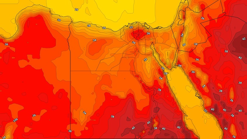 مصر : استمرار الطقس صيفي اعتيادي خلال الأيام المُقبلة 