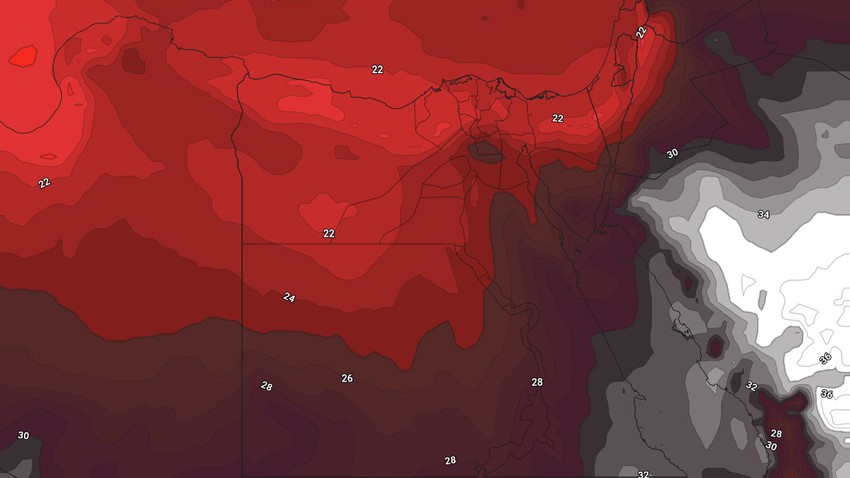 Egypt | Very hot summer weather and temperatures approaching 40 degrees Celsius in most areas, starting from Wednesday
