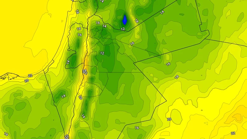 الأردن: ليالٍ مائلة للبُرودة بإنتظار المناطق الجبلية الأردن: ليالٍ مائلة للبُرودة بإنتظار المناطق الجبلية