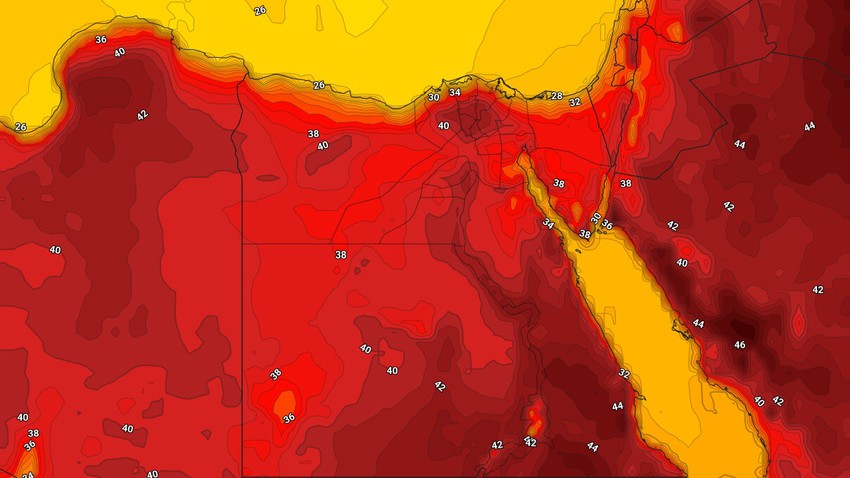 early warning | Increasing indications of a hot air mass rushing next week over the Republic of Egypt